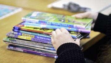 stack of books
